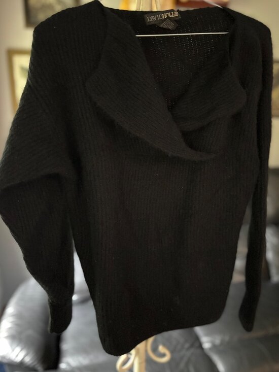 David Hollis Lambswool & Angora Sweater - Picture 1 of 3